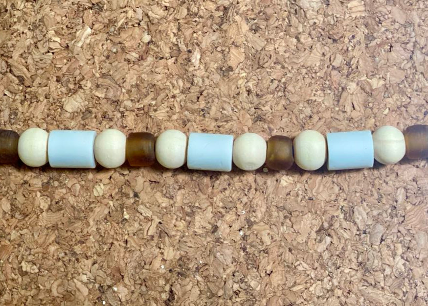 Bracelet en perles EM et verre