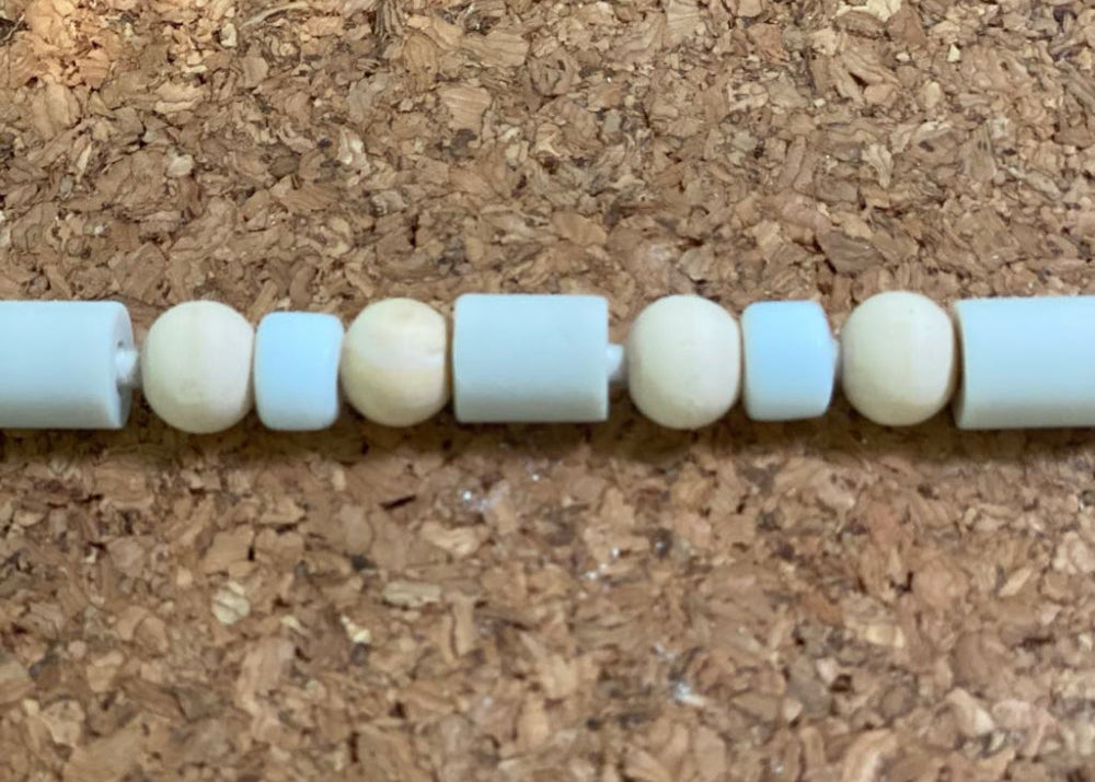 Bracelet en perles EM et verre