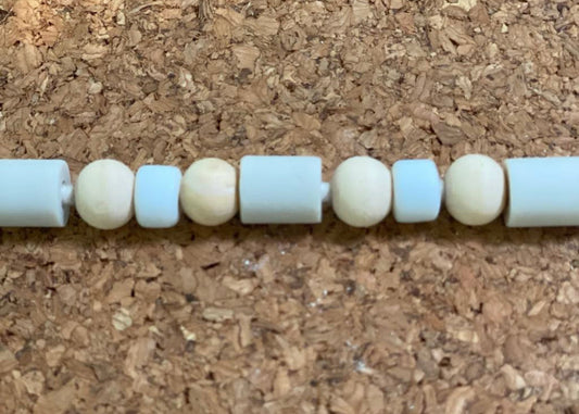 EM and Glass Bead Bracelet